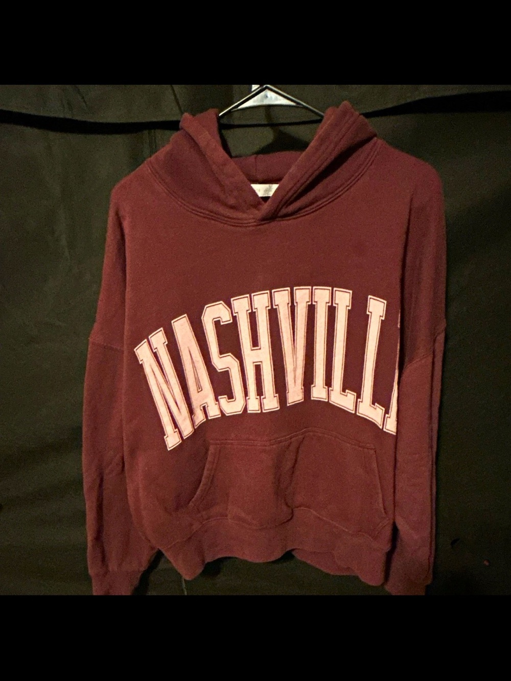 Altar'd State Maroon Nashville Pullover Hoodie